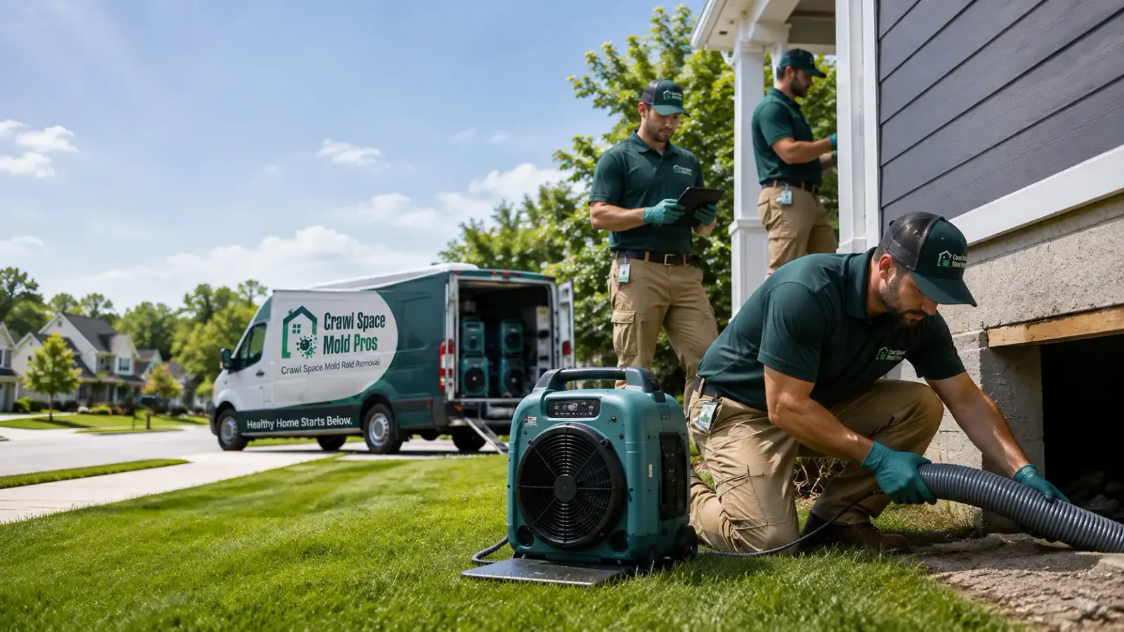 Crawl Space Mold Removal in Carrollton, MI